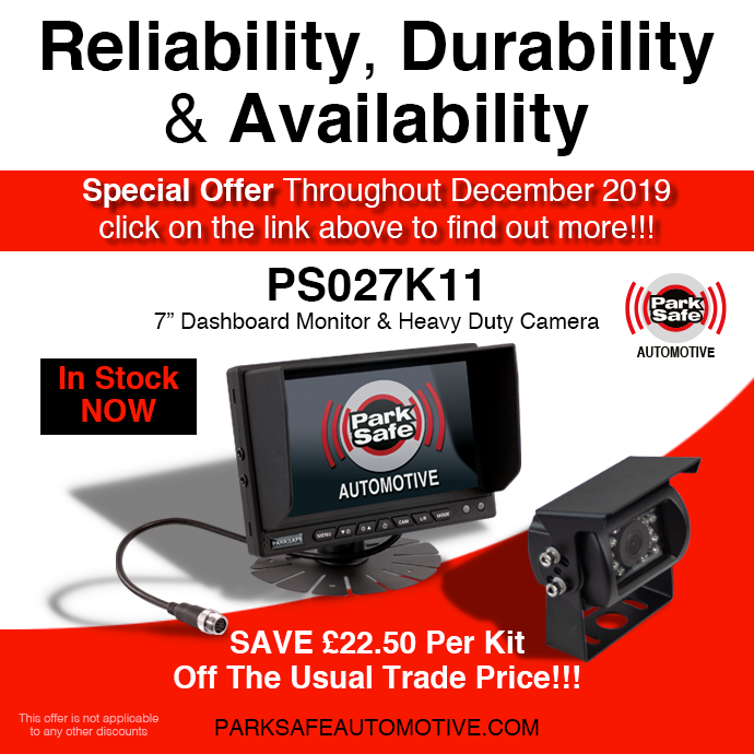 SPECIAL OFFER!!! 7″ Dashboard Monitor & Heavy Duty Camera Kit