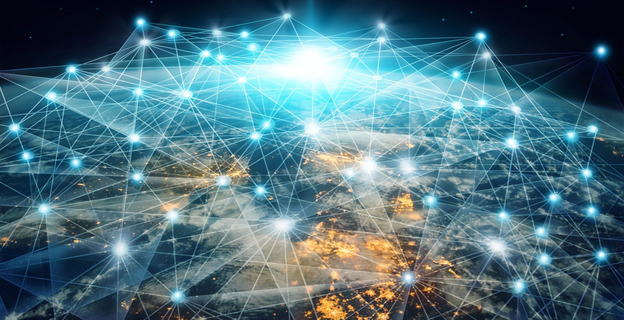 An image showcasing interconnectivity of vehicles through telematics