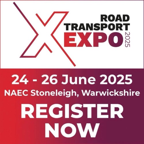 an image inviting you to register now for the road transport expo 2025
