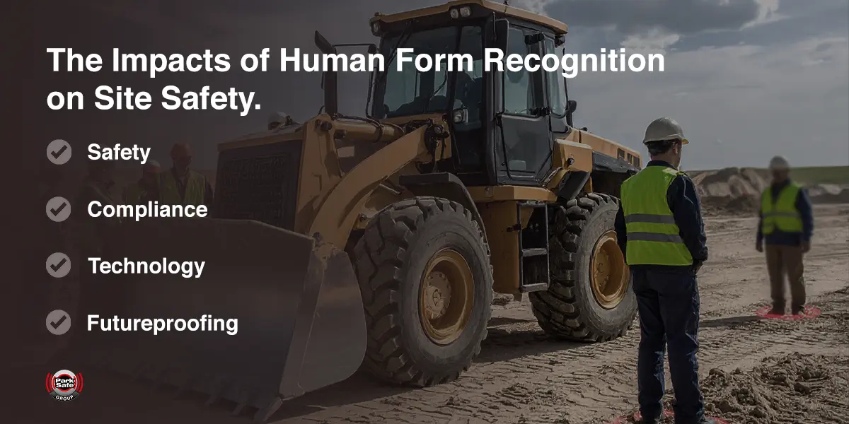 The header image of a blog which breaks down how human form recognition ai cameras can improve worksite safety.
